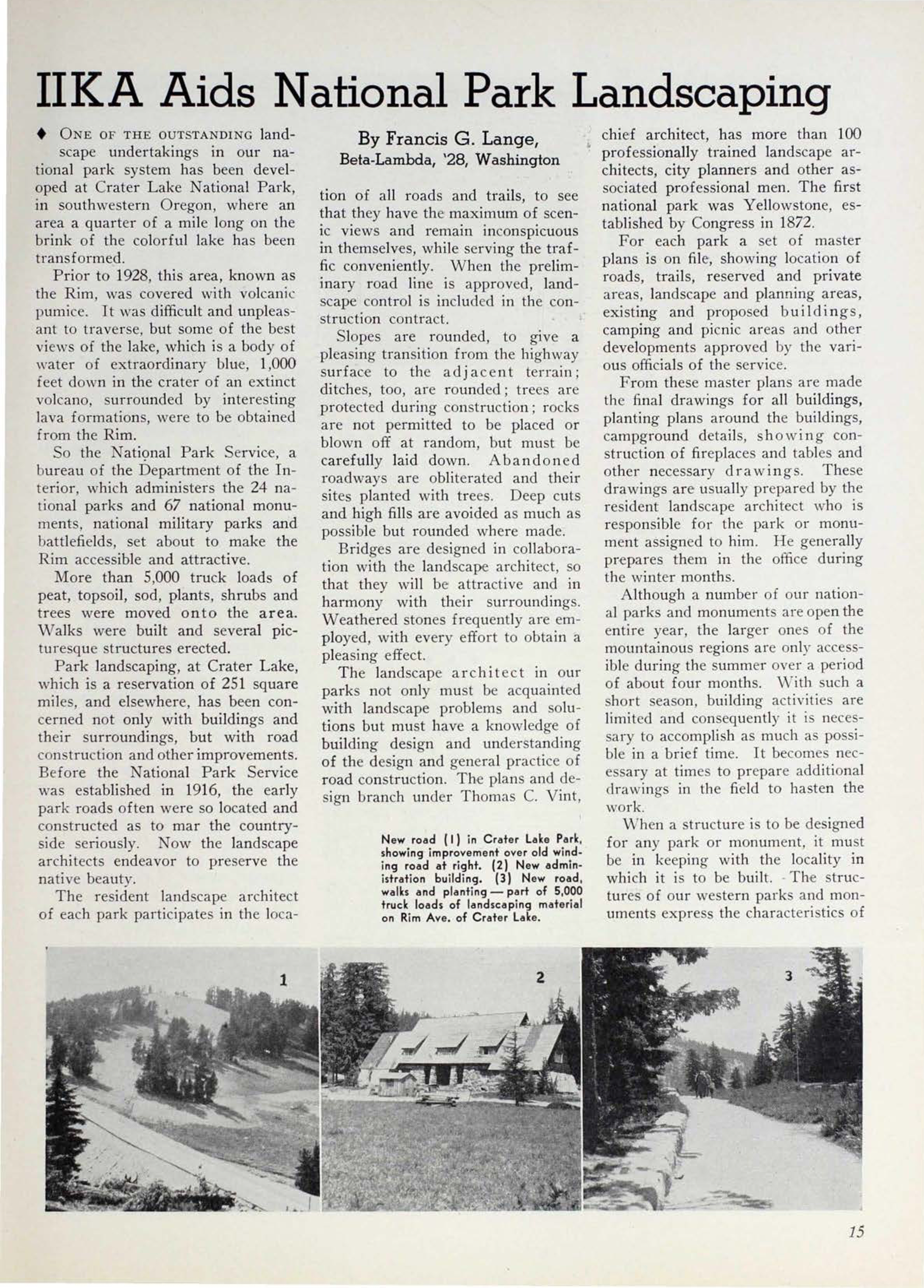 Pi Kappa Alpha Aids National Park Landscaping